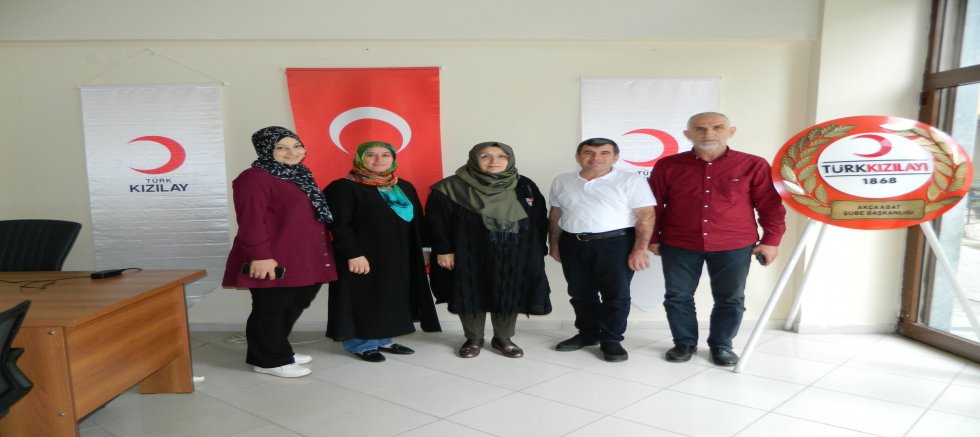 TÜRK KIZILAY TRABZON İL MERKEZİNDEN ŞUBEMİZE ZİYARET